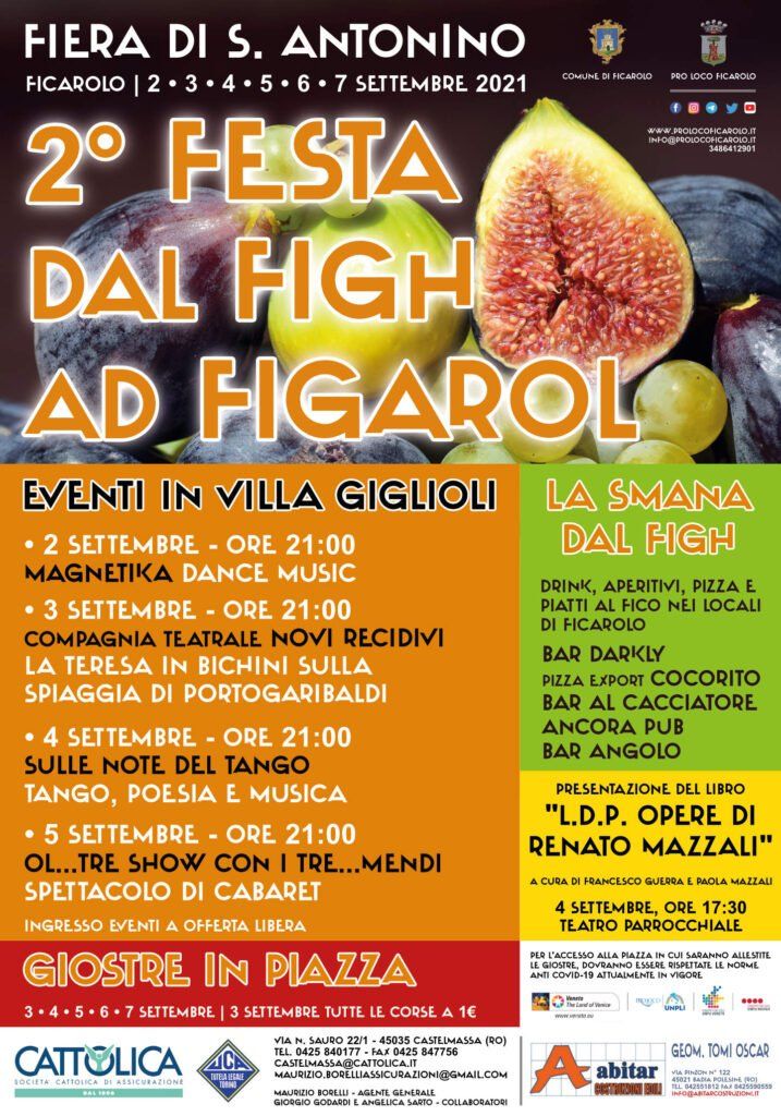 2° Festa dal Figh ad Figarol: dal 2 al 7 settembre 2021