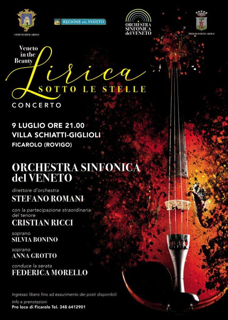 Lirica Sotto Le Stelle, l'Orchestra Sinfonica del Veneto in Concerto a Ficarolo per la Fiera 2022