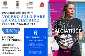 "Volevo solo fare la calciatrice" – Alice Pignagnoli presenta il suo libro a Ficarolo
