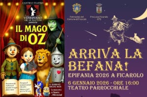 Epifania 2026 con i burattini, la Befana e la lotteria