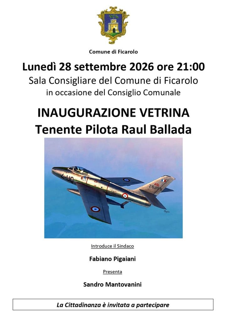 Inaugurazione della "Vetrina Raul Ballada" - Locandina