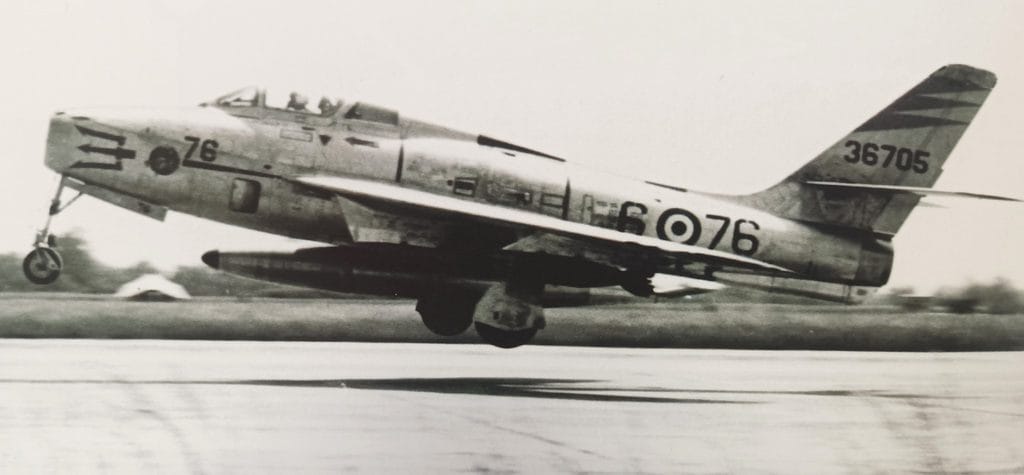 L'aviogetto Republic F-84F Rhunderstreak